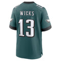 P.Eagles #13 Dontayvion Wicks Midnight Green Team Game Jersey HOLBERT