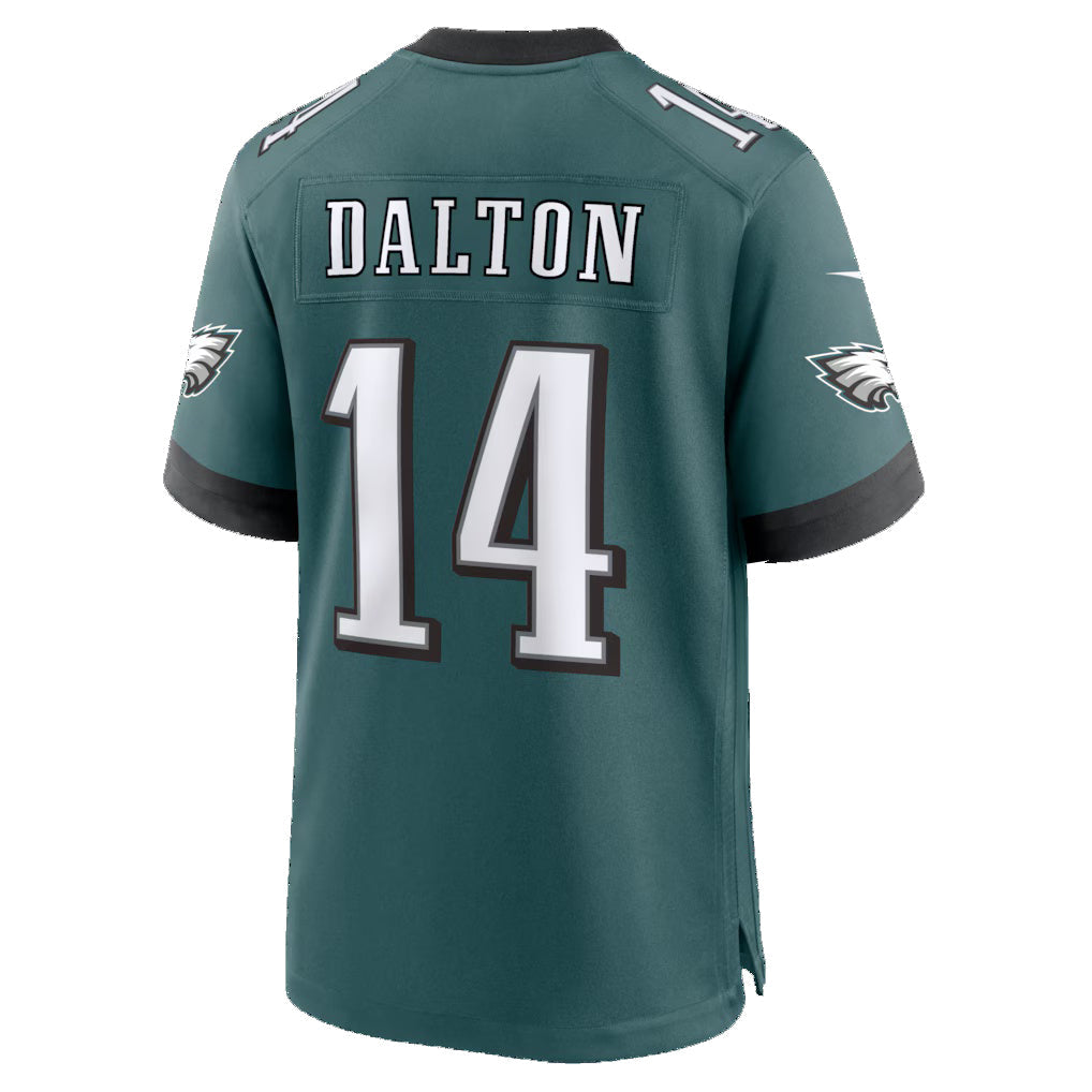 P.Eagles #14 Andy Dalton Midnight Green Team Game Jersey HOLBERT