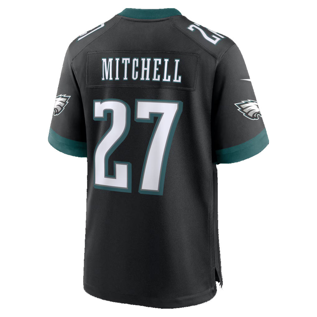 P.Eagles #27 Quinyon Mitchell Black Alternate Game Jersey HOLBERT