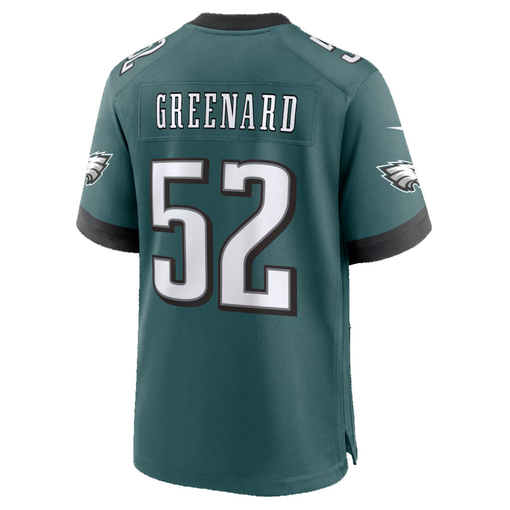 P.Eagles #52 Jonathan Greenard Midnight Green Team Game Jersey HOLBERT