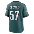P.Eagles #57 A.J. Epenesa Midnight Green Team Game Jersey HOLBERT
