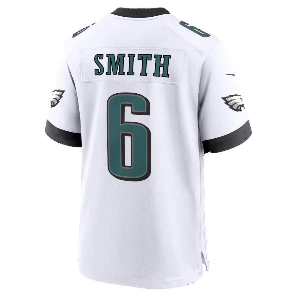 P.Eagles #6 DeVonta Smith White Game Jersey HOLBERT