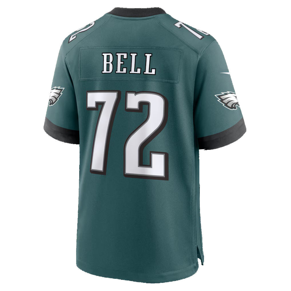 P.Eagles #72 Markel Bell Midnight Green Team Game Jersey HOLBERT