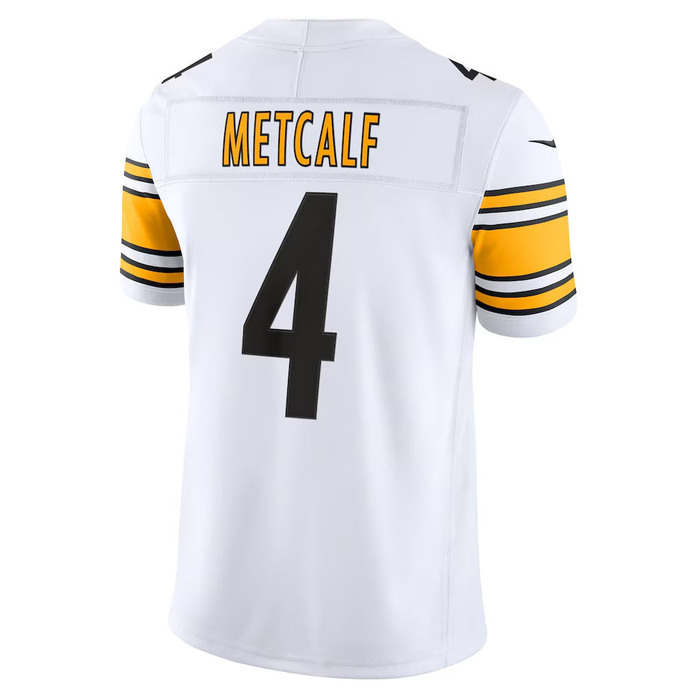 P.Steelers #4 DK Metcalf White Vapor F.U.S.E. Stitched Limited Jersey HOLBERT