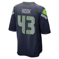S.Seahawks #43 Maxen Hook College Navy Team Game Jersey HOLBERT