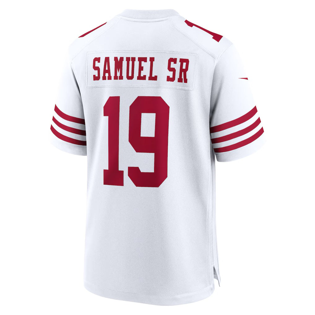 SF.49ers #19 Deebo Samuel Sr White Game Jersey HOLBERT