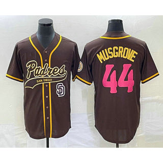 San Diego Padres #44 Joe Musgrove Brown HOLBERT NEW 2023 City Connect Cool Base Stitched Jersey