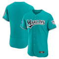 Miami Marlins Blank Player Teal HOLBERT Mitchell & Ness Cooperstown Collection Limited Elite Stitched Jerseys