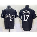 Los Angeles Dodgers #17 Shohei Ohtani Black HOLBERT 2025 LA Gothic Style With 2024 World Series Champions Patch Vapor Premier Limited Stitched Jersey