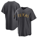 Texas Rangers Blank Charcoal HOLBERT 2022 All-Star Cool Base Stitched Jersey