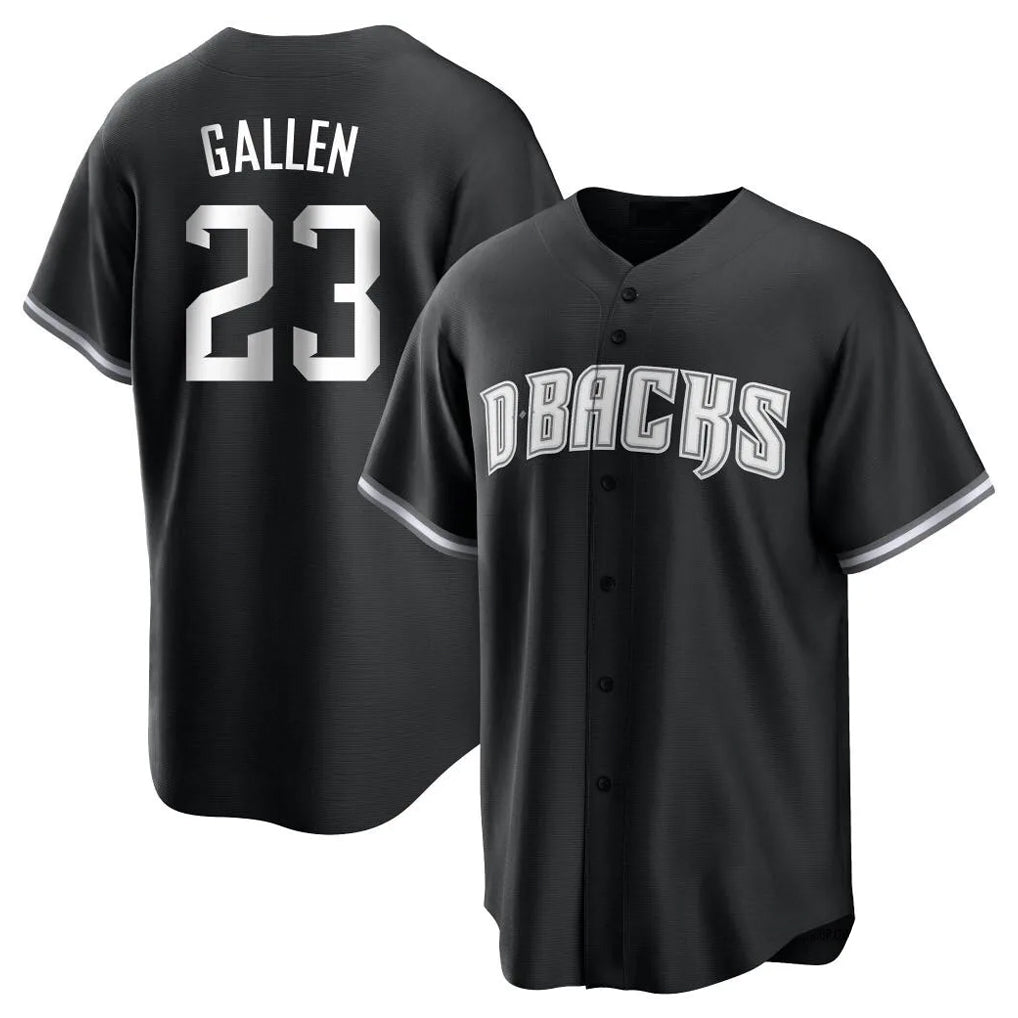 Arizona Diamondbacks #23 Zac Gallen Player Black HOLBERT Game Home Stitched Jerseys