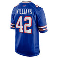B.Bills #42 Dorian Williams Royal HOLBERT Home Game Jersey