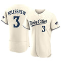 Minnesota Twins #3 Harmon Killebrew Player Cream HOLBERTHome Limited Elite Stitched Jerseys
