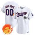 Custom Los Angeles Dodgers x Dragon Ball White HOLBERT Vapor Premier Limited Jersey - Stitched