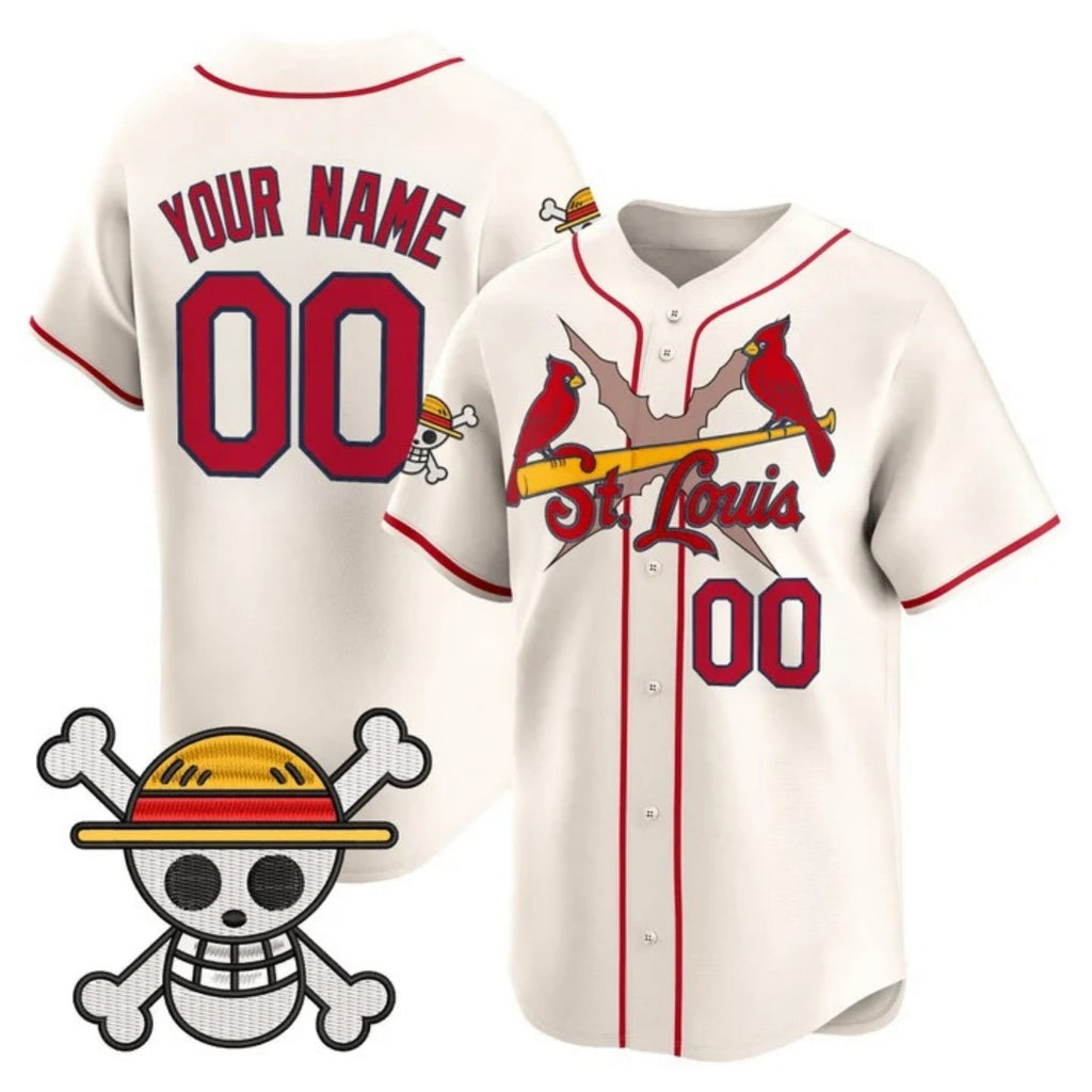 Custom St. Louis Cardinals x One Piece Cream HOLBERT Vapor Premier Limited Jersey - Stitched