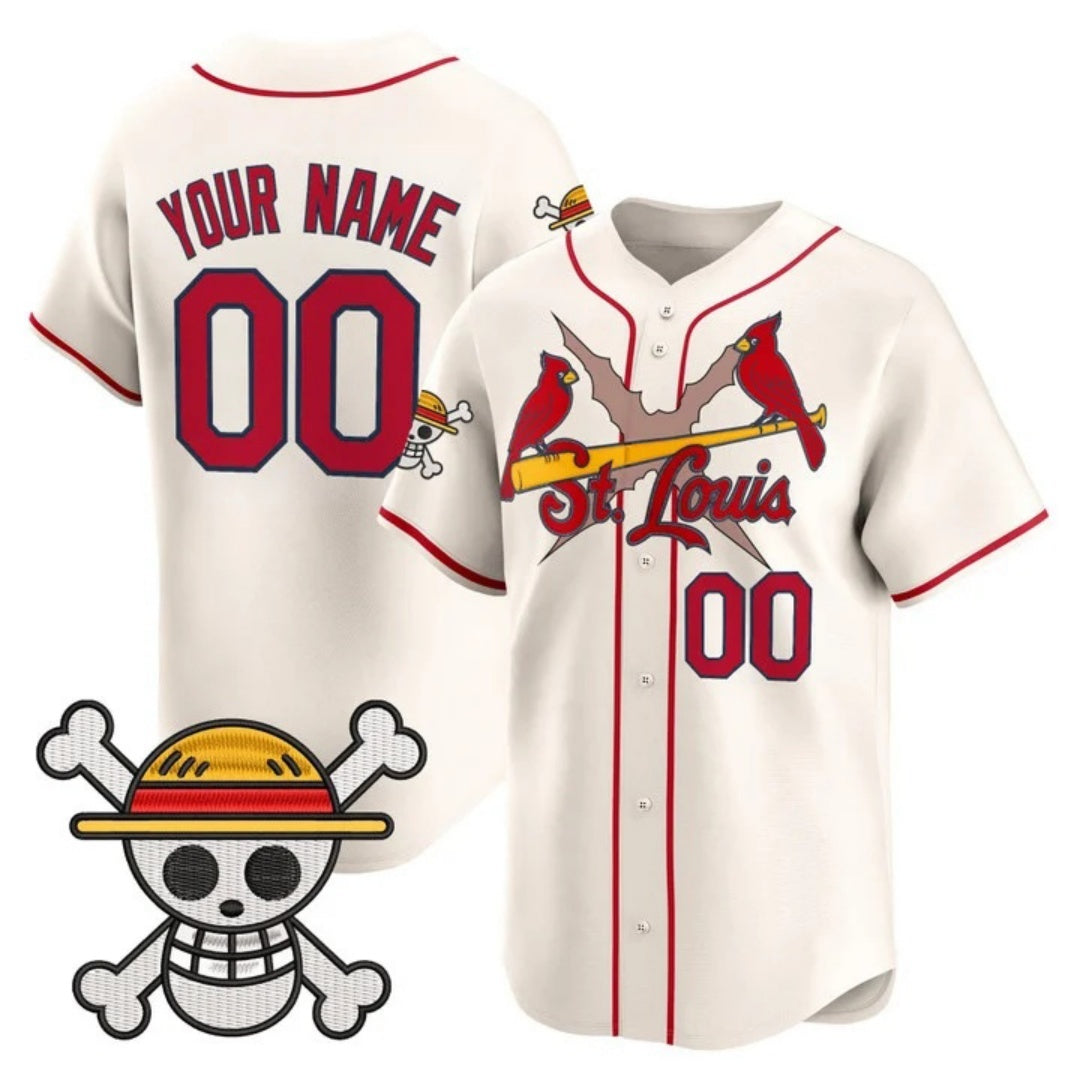Custom St. Louis Cardinals x One Piece Cream HOLBERT Vapor Premier Limited Jersey - Stitched