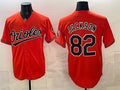 Baltimore Orioles #82 Jeremiah Jackson Orange HOLBERT Cool Base Stitched Jersey