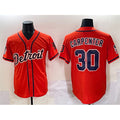 Detroit Tigers #30 Kerry Carpenter Orange HOLBERT With Patch Vapor Premier Limited Stitched Jersey