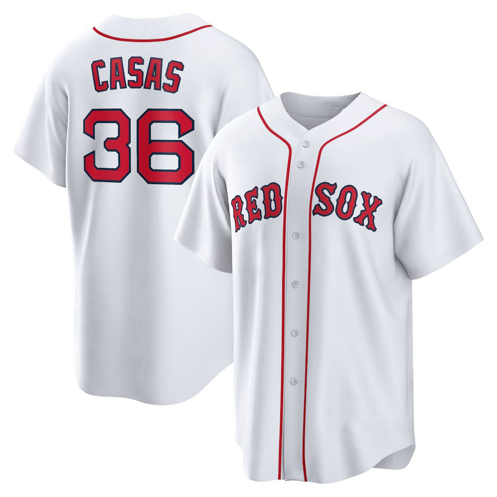 Boston Red Sox #36 Triston Casas White HOLBERT Home Replica Jersey