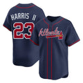Atlanta Braves #23 Michael Harris II Player Navy HOLBERT Limited Home Game Stitched Jerseys