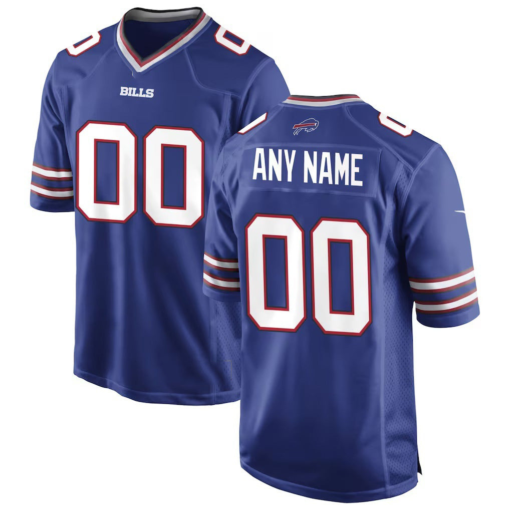 Custom B.Bills Royal HOLBERT Game Jersey
