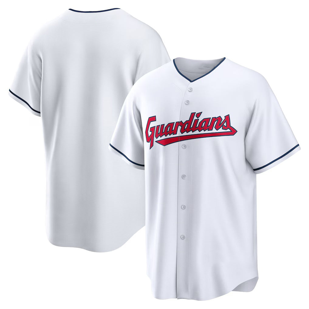 Cleveland Guardians White HOLBERT Home Blank Replica Jersey