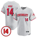 Cincinnati Reds #14 Pete Rose Player Gray HOLBERT Vapor Premier Limited Home Stitched Jerseys