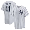 New York Yankees #11 Anthony Volpe White HOLBERT Home Replica Player Jersey