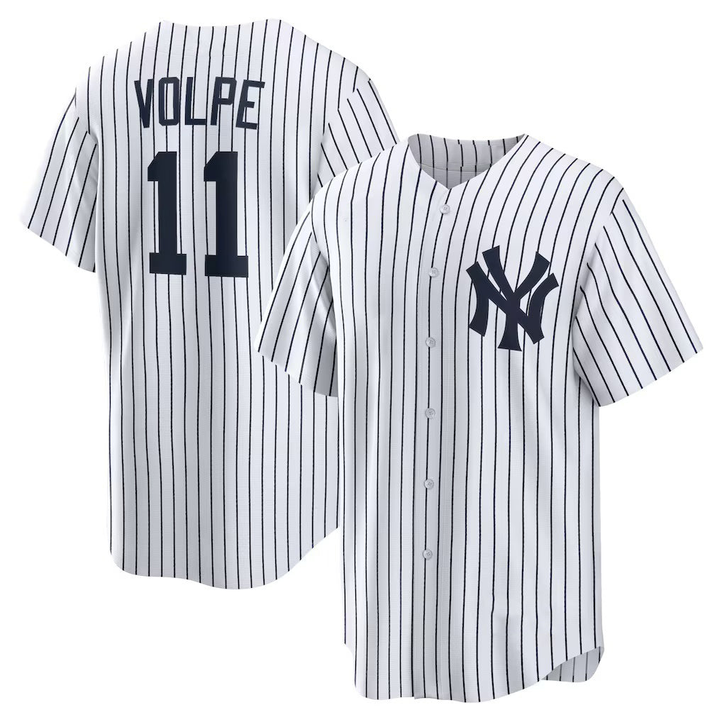 New York Yankees #11 Anthony Volpe White HOLBERT Home Replica Player Jersey