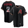 Arizona Diamondbacks #2 Geraldo Perdomo Player Black HOLBERT USA 250 Fourth of July Game Home Stitched Jerseys