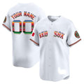 Custom Boston Red Sox Mexico Vapor Premier Limited Jersey ¨C All Stitched-White HOLBERT