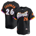 San Francisco Giants #26 Matt Chapman Black HOLBERT Anthracite 2025 City Connect Limited Jersey