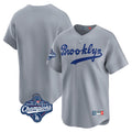 Los Angeles Dodgers Blank Player Gray HOLBERT Game Limited Home World Series Meet Stitched Jerseys