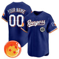Custom Texas Rangers x Dragon Ball Royal HOLBERT Vapor Premier Limited Jersey - All Stitched
