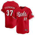 Cincinnati Reds #37 Tyler Stephenson Player Red HOLBERT Home Limited Stitched Jerseys