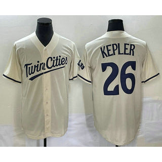Minnesota Twins #26 Max Kepler Cream HOLBERT 2022 City Connect Cool Base Stitched Jersey