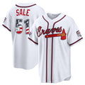 Atlanta Braves #51 Chris Sale 2026 All-Star Edition Stars & Stripes White HOLBERT Stadium Jersey