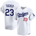 Los Angeles Dodgers #23 Kyle Tucker White HOLBERT 2026 Home Limited Stitched Jersey
