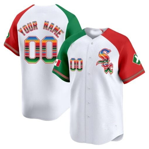 Custom Chicago White Sox Mexico Vapor Premier Limited Jersey V2- White HOLBERT