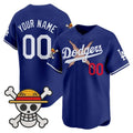 Custom Los Angeles Dodgers x One Piece Royal HOLBERT Vapor Premier Limited Jersey - Stitched