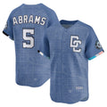 Washington Nationals #5 CJ Abrams Blue HOLBERT 2025 City Connect Limited Jersey