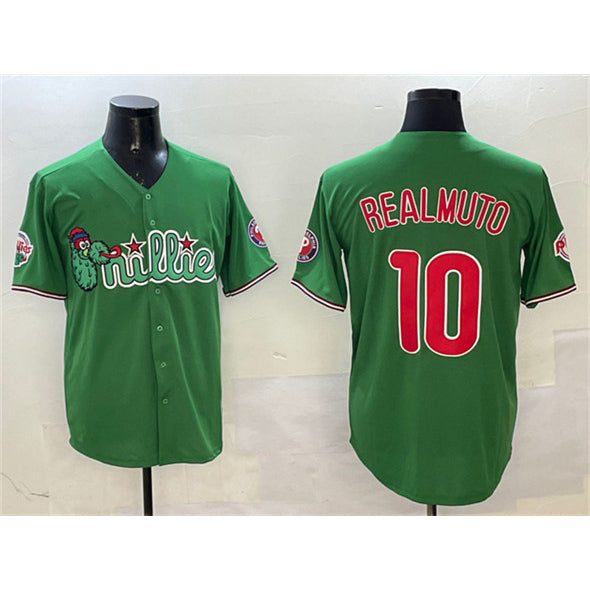 Philadelphia Phillies #10 J.T. Realmuto Green HOLBERT Phanatic Limited Stitched Jersey