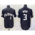 New York Yankees #3 Babe Ruth Black HOLBERT 'Gothic Legacy Edition' Vapor Premier Limited Stitched Jersey