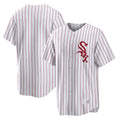 Chicago White Sox Blank Player Red HOLBERT Stripe White Home Game Stitched Jerseys