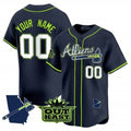 Custom Atlanta Braves Atliens Vapor Premier Limited Jersey V2 ¨C All Stitched-Navy HOLBERT