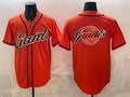 San Francisco Giants Team Big Logo Orange HOLBERT Cool Base Stitched Jersey