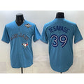 Toronto Blue Jays #39 Trey Yesavage Blue HOLBERT 2025 World Series Home Cool Base Stitched Jersey