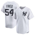New York Yankees #54 Max Fried White HOLBERT Home Limited Player Jersey 2