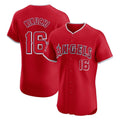 Los Angeles Angels #16 Yusei Kikuchi Player Red HOLBERT Home Limited Elite Stitched Jerseys
