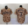 San Diego Padres #3 Jackson Merrill Camo HOLBERT With PS Patch Cool Base Stitched Jersey